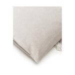 Gray velvet decorative pillowcase (marilyn) 45x45 intact