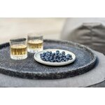 Apaļas paplātes frotē (trimm copenhagen) ar skaistuma trūkumu