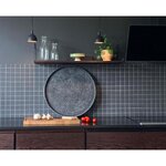Apaļas paplātes frotē (trimm copenhagen) ar skaistuma trūkumu