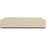 Beige modular corner sofa (melva) 319cm with beauty defect