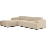 Beige modular corner sofa (melva) 319cm with beauty defect