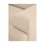Beige modular corner sofa (melva) 319cm with beauty defect