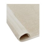 Šviesiai smėlio spalvos medvilninis vonios kilimėlis (premium) 70x120 nepažeistas