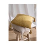 Yellow cotton pillowcase (lori) 60x60