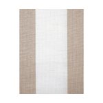 Beige-white striped cotton pillowcase (timon) 40x40 whole