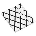 Cotton pillowcase with black and white pattern (romy) 40x40 whole