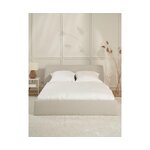 Light beige bed with storage (cloud) 140x200 intact