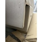 Light Beige Continental Bed with Storage Box (Livia) 180x200