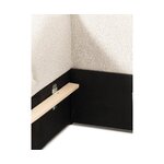 Light Beige Upholstered Bed (Sofia) 180x200