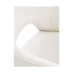 Smėlio spalvos aksominė kėdė (rachel) nepažeista