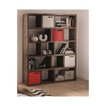 Brown cube shelf portlyn (temahome) with beauty flaw