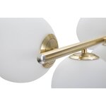 Gold-white ceiling lamp ludwig (mauro ferretti) intact