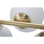 Gold-white ceiling lamp ludwig (mauro ferretti) intact