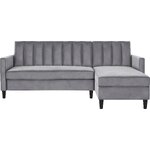 Curry color corner sofa bed celine intact