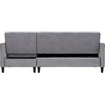 Curry color corner sofa bed celine intact