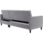 Curry color corner sofa bed celine intact