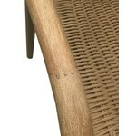 Masīvkoka dizaina krēsls ar degunu (la forma)