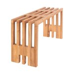 Design solid wood bench benidorm (house nordic)