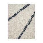 Pilkas medvilninis kilimas su zigzago raštu (asisa) 300x400 nepažeistas