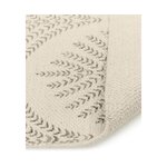 Cotton carpet with taupe-beige pattern (klara) 160x30 intact