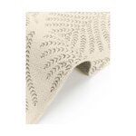 Cotton carpet with taupe-beige pattern (klara) 160x30 intact