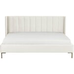 Creamy velvet bed (dusk) 160x200 complete