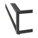 Black metal bed (Neptune) 180x200 intact