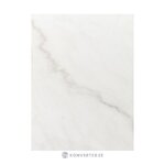 Gaišs marmora pusdienu galds (miley) ar skaistuma trūkumiem