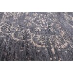 Juodas vintažinio stiliaus medvilninis kilimas mineralinis juodas (louis de poortere) 230x330 nepažeistas