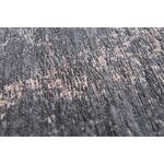 Juodas vintažinio stiliaus medvilninis kilimas mineralinis juodas (louis de poortere) 230x330 nepažeistas