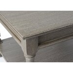 Solid wood coffee table (donatien) with a beauty flaw