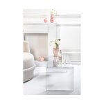 Transparent sofa table milvio (iplex) with beauty flaws.