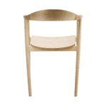 Light brown solid wood chair (angelina) with beauty defect