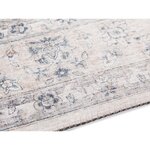 Pilkas vintažinio stiliaus kilimas šviestuvas (elle) 160x230 nepažeistas