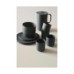 Черный набор кофейных чашек 4 шт willo (jotex) целые