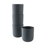 Black set of coffee cups 4 pcs willo (jotex) intact