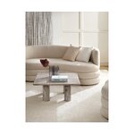Marble coffee table (mabel) with cosmetic defects