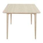 Light solid wood dining table (archie) intact
