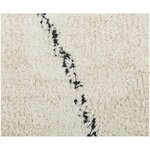 Krēmkrāsas kokvilnas paklājs ar zig-zag rakstu (asisa) 80x250 vesels