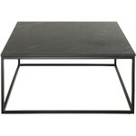 Black marble coffee table (alys) in a box, with cosmetic defects.