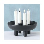 Black candlestick hayden (boltze) with beauty flaw