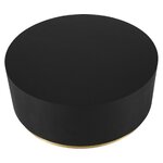 Black and gold coffee table (clarice) d=90 with beauty flaws...