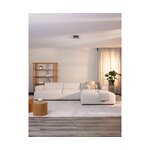 Large bright corner sofa (melva) with beauty flaws.