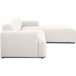 Large bright corner sofa (melva) with beauty flaws.
