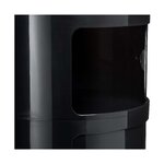 Black design nightstand componibili (cartel) with beauty flaw