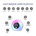 Digitaalne LED Laualamp Äratuskella Ja Bluetooth Kõlariga Markus (Isds)