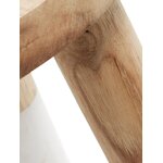 Solid wood stool brocsy (la forma)