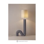 Gray design floor lamp (luomo)