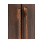 Dark brown solid wood cabinet (paul) intact