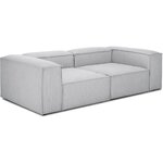 Gray modular sofa (Lennon) intact